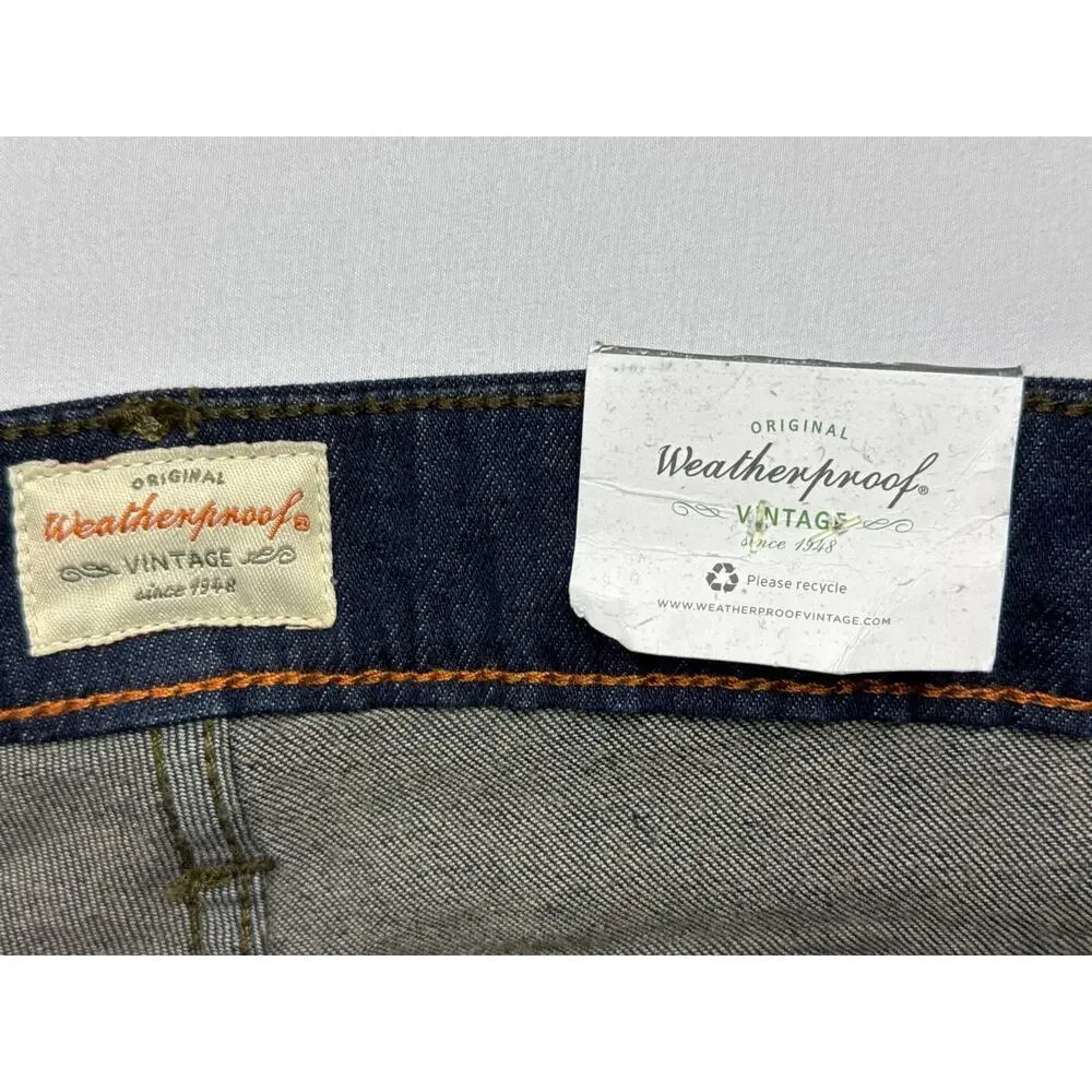 NWT‎ Weatherproof Vintage Men's Skinny Fit Blue Denim Jeans - 30x32 (32x31)
